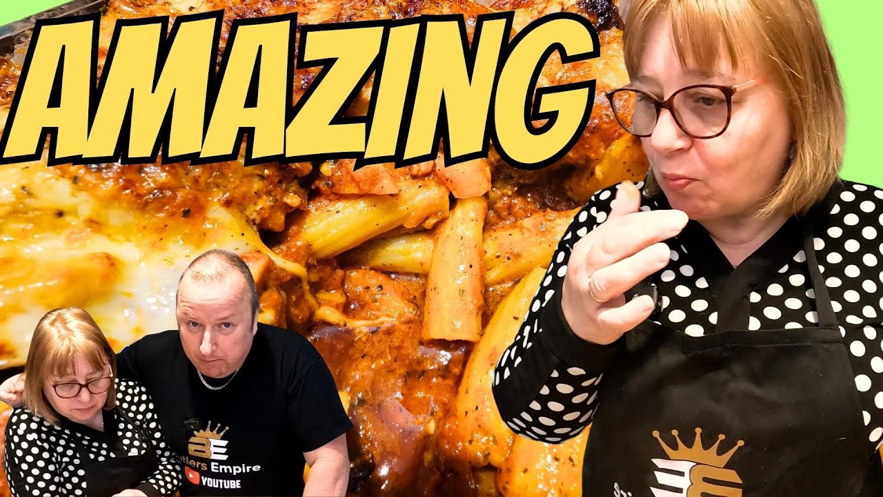 Stuffed Meatballs Pasta Bake Budget Meal Full Flavour