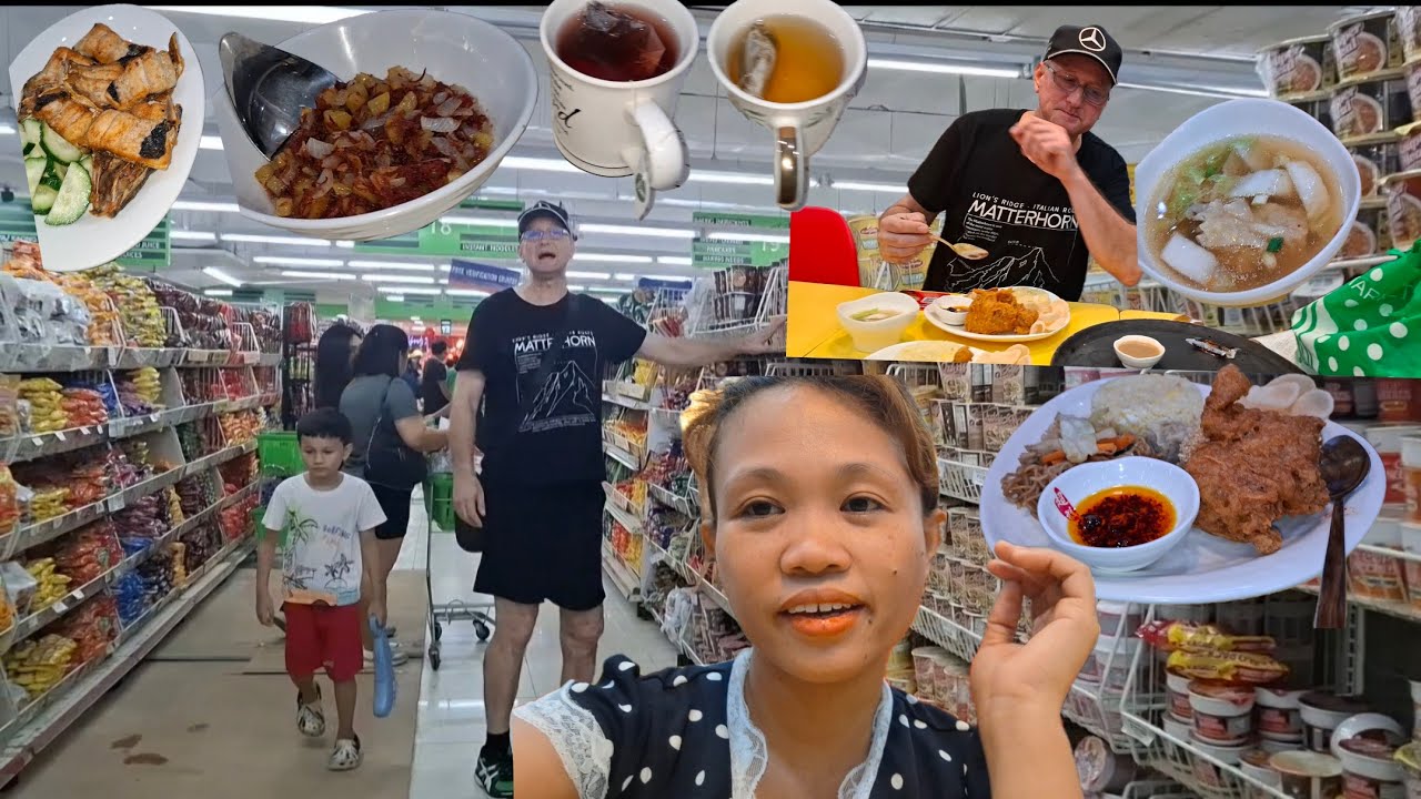 Groceries day and fastfood for Dinner