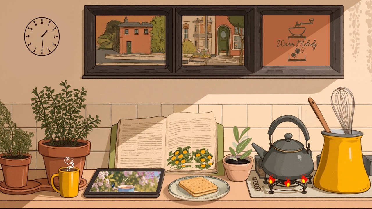 March Morning ☕🎧 Sitting alone with Hot Coffee & Soft Lofi Playlists