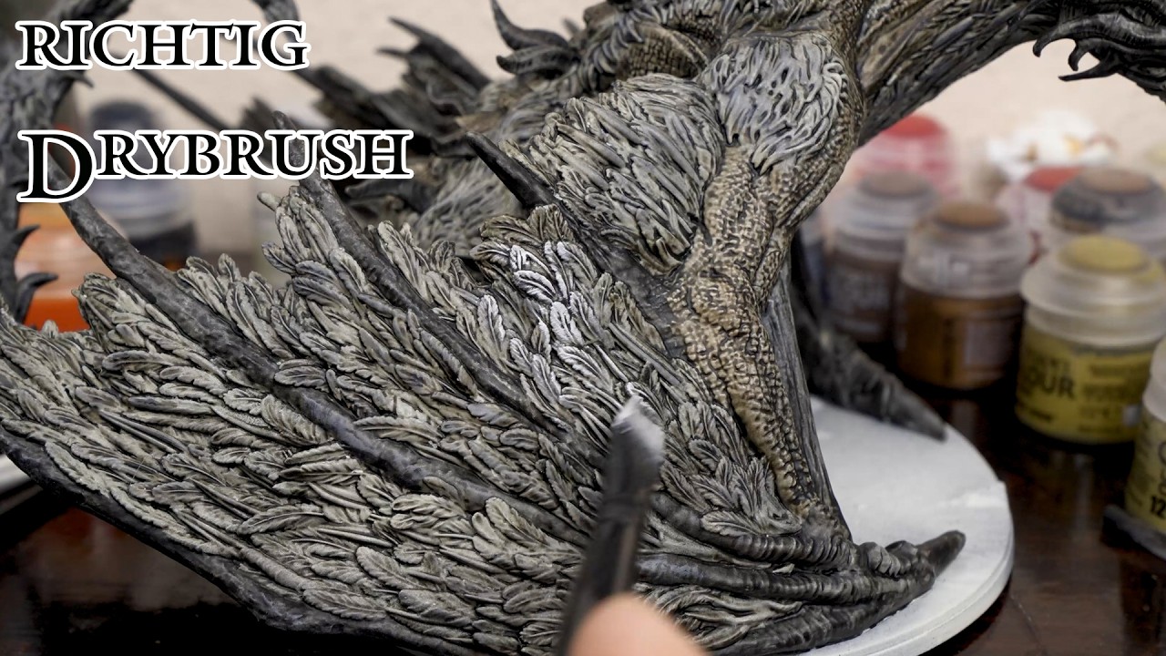 Painting Basics Tutorial  | Teil IV | Drybrush