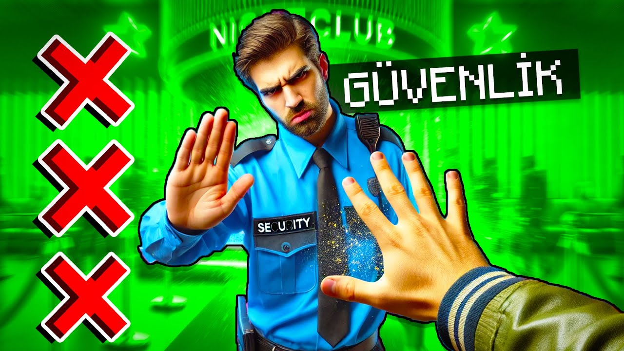 GÜVENLİK OLUP İNSANLARI TOKATLADIM! 💂