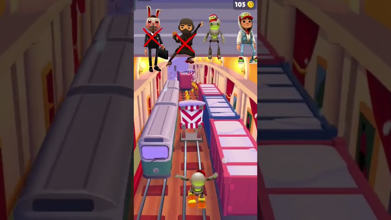 Subway surfers who charactor is best 🤔 #subwaysurfers #charactor #shorts