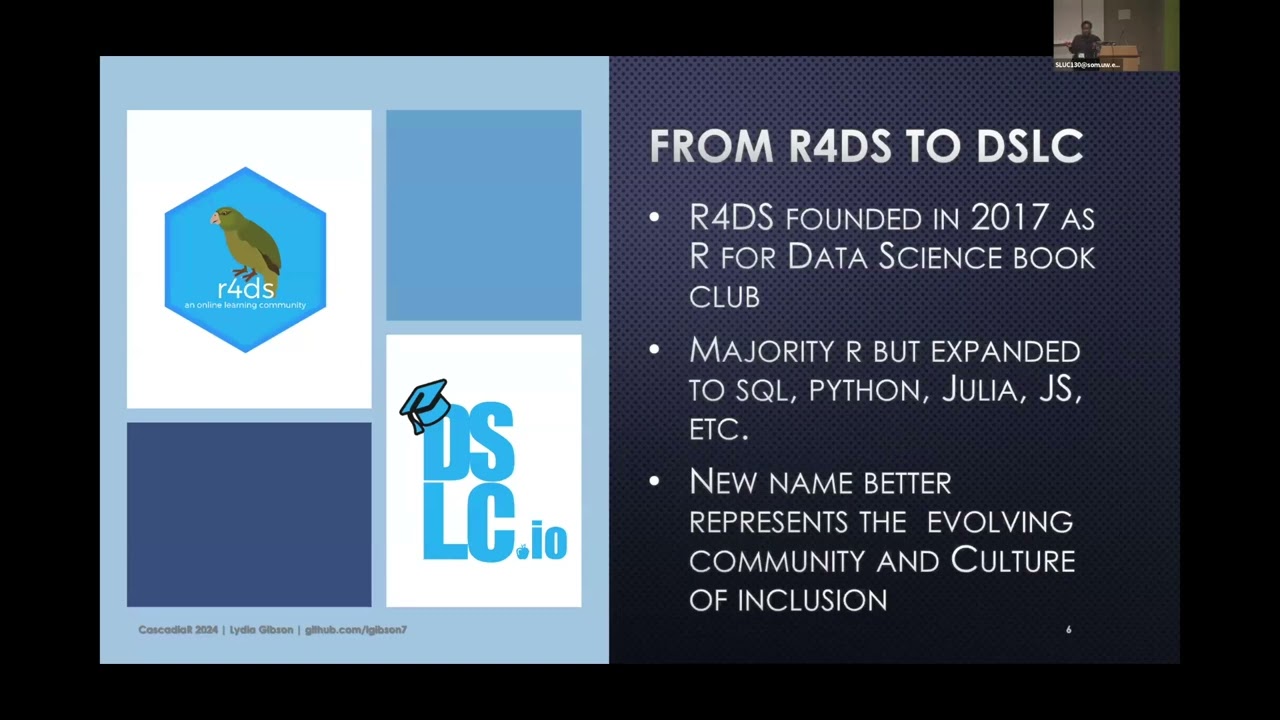 Lydia Gibson: Learning Together at the Data Science Learning Community