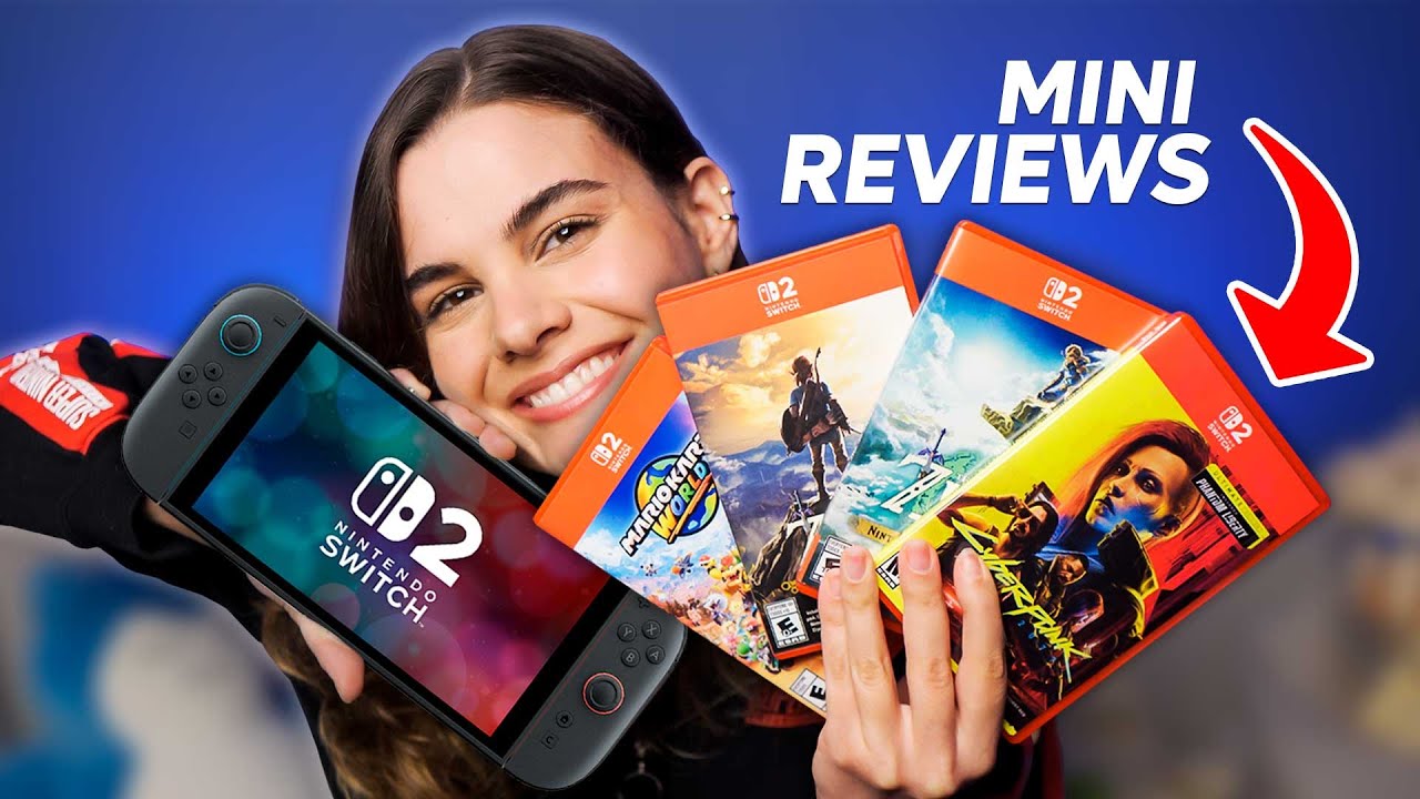 Mis primeros juegos en la SWITCH 2 🎮 + Mini rese&ntilde;as