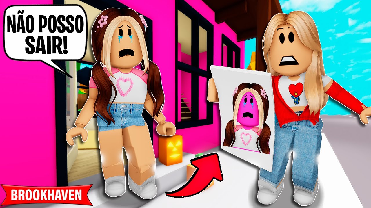 A MENINA QUE NÃO PODIA SAIR DE CASA ESCONDE UM SEGREDO| Historinhas Brookhaven Roblox | Bibi e Lud