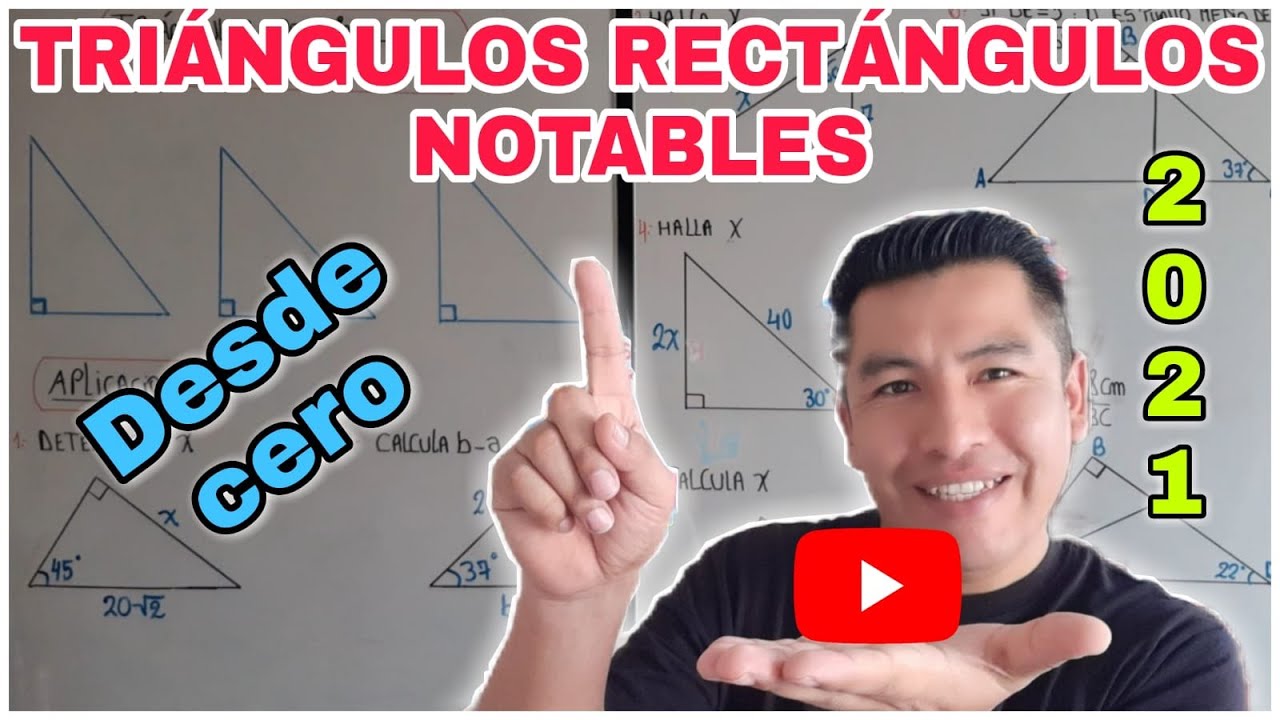 Cómo aprender a resolver ejercicios aplicando triángulos notables - Método práctico - SUPER FÁCIL
