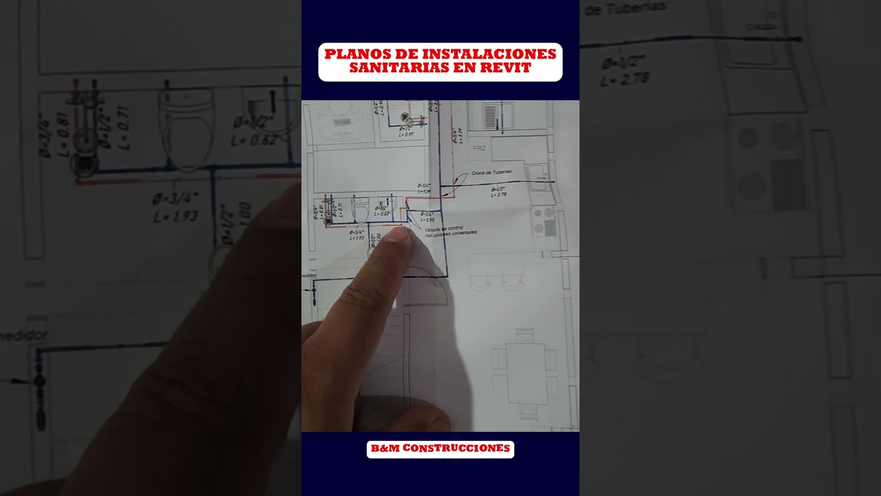 Planos de Instalaciones Sanitarias en Revit 👷‍♂️ 