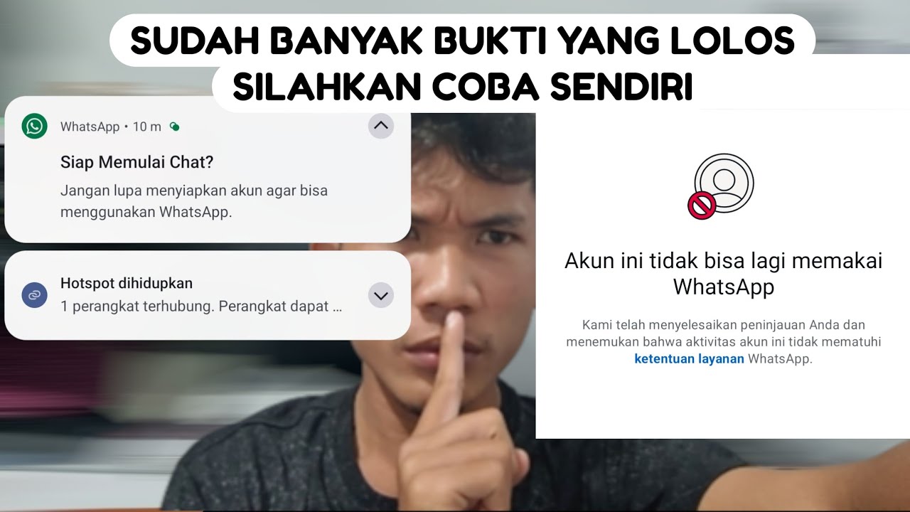  CARA MENGATASI WHATSAPP YANG KENA BANED PERMANEN/SPAM