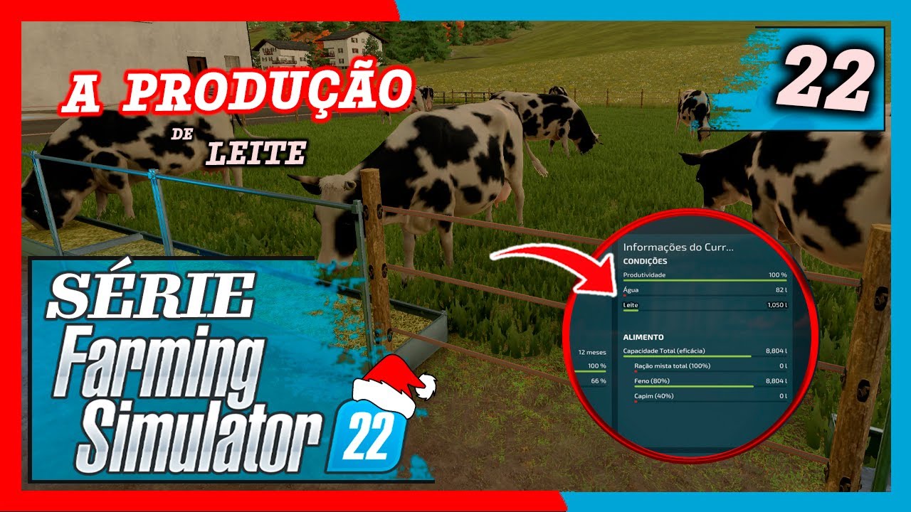 os primeiros LITROS de LEITE das VACAS !! #22 | Farming Simulator 22