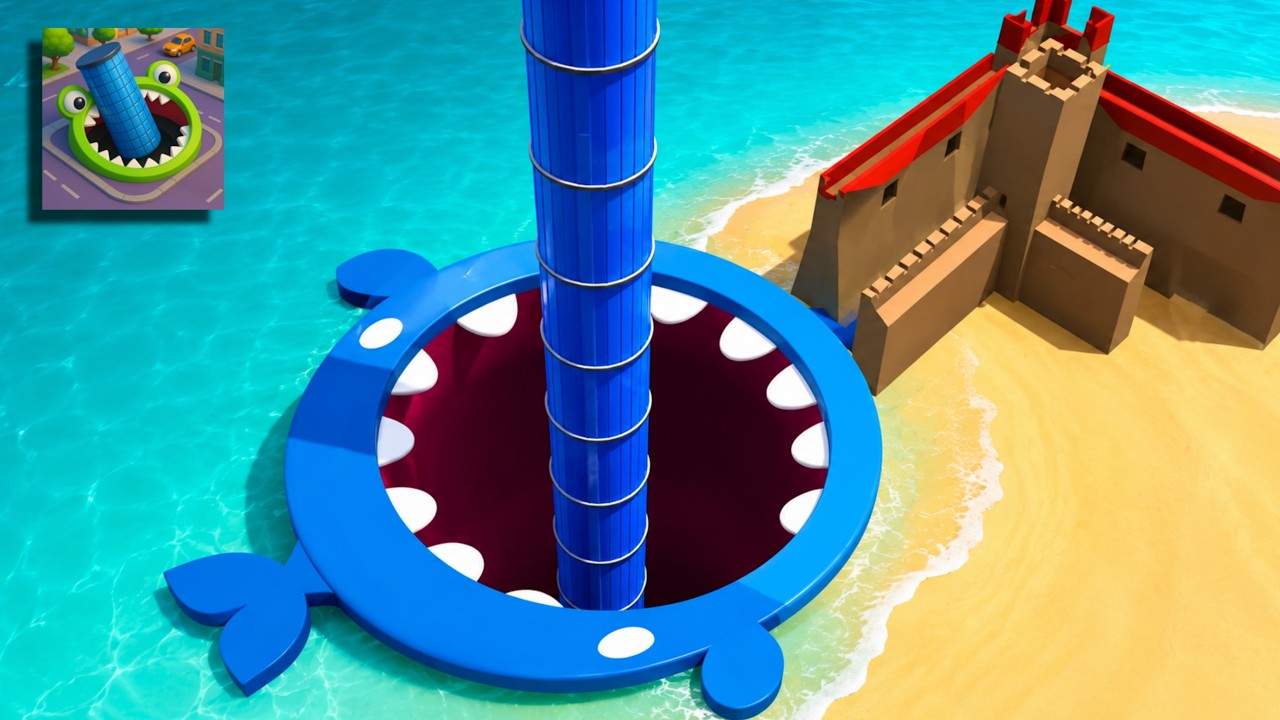 Hole.io - Gameplay Walkthrough Tutorial Hole Evolution New Mobile Game (Android,iOS)