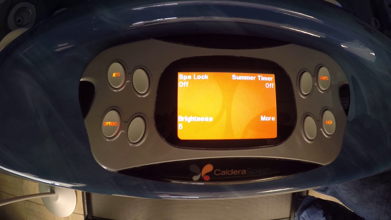 How to Operate Controls on Caldera Tahitian Spa