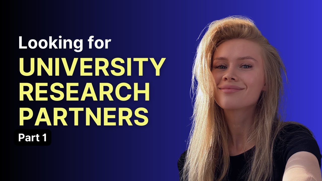 Looking for University Research Partners. Industry-Academia Collaboration. Part 1
