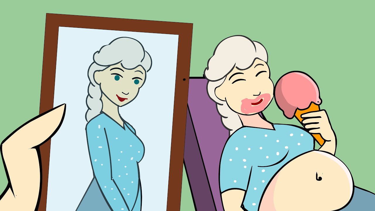 Disney Princess Frozen As Chubby  - Funny Animation