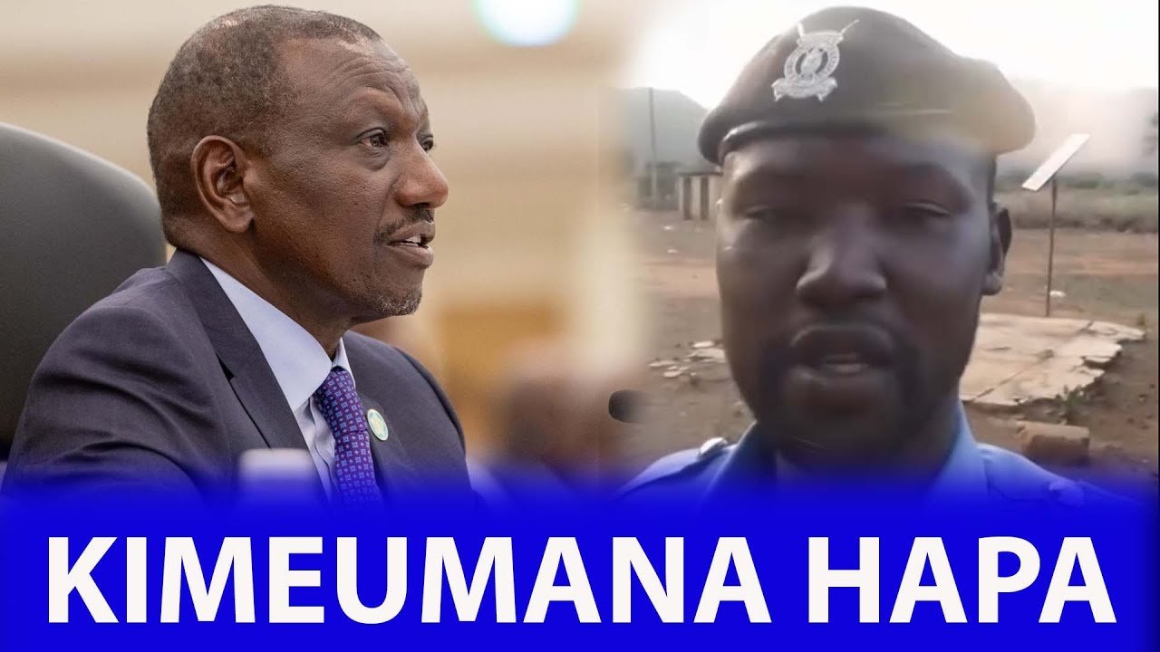 Frustrated Police officer exposes Ruto badly 