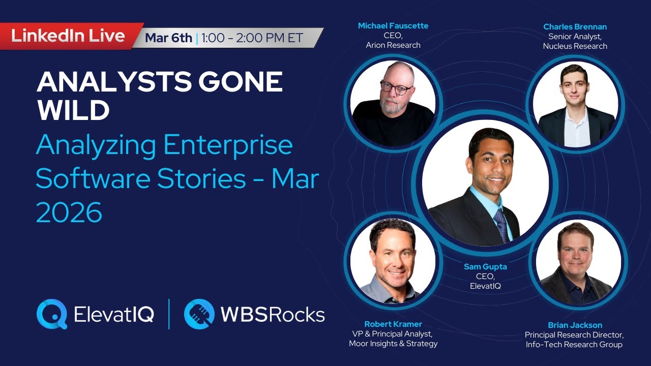 Analysts Gone Wild | Analyzing Enterprise Software Stories | Episode 50