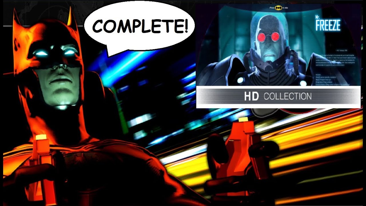 BATMAN ARCADE All Mr. Freeze Missions COMPLETE! [HD Collection]