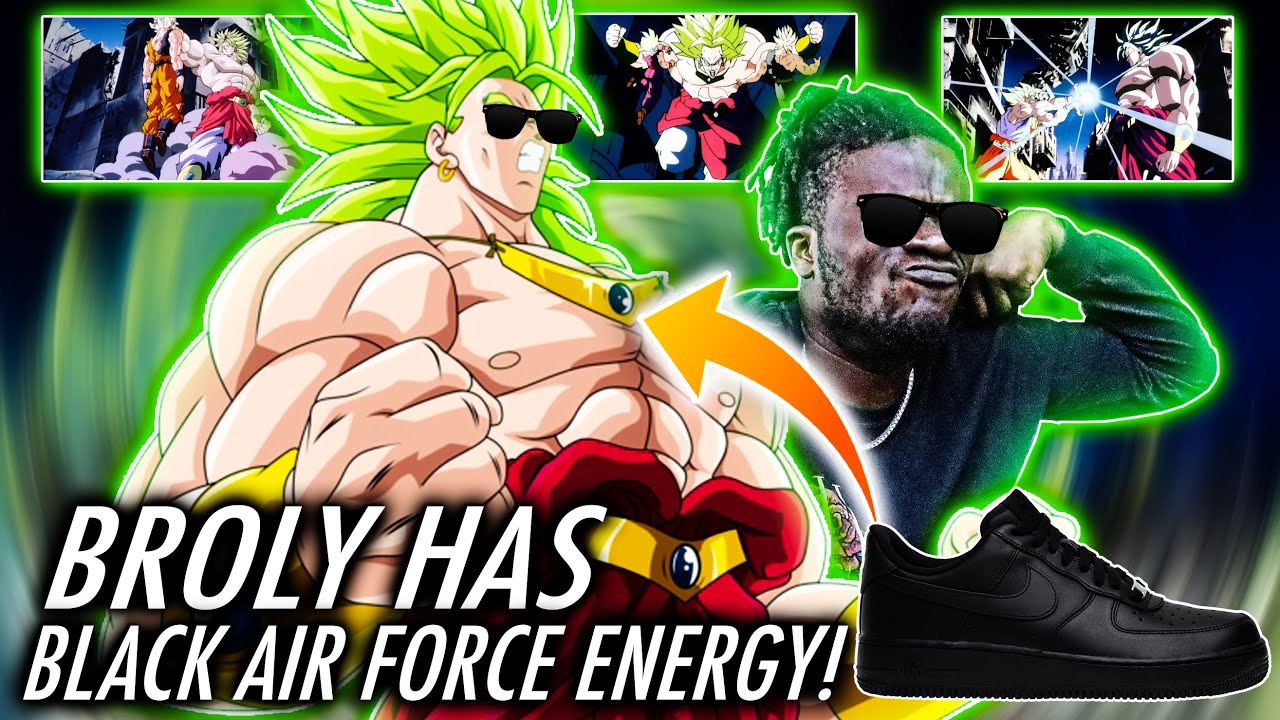 BROLY RADIATES BLACK AIR FORCE ENERGY (REACTION)