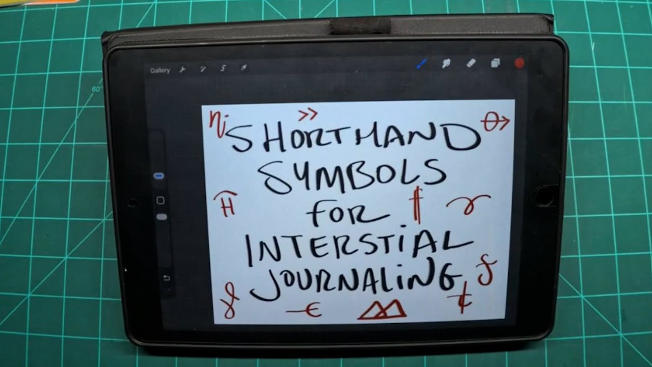 POCKET NOTEBOOK TOUR: Shorthand Symbols For Fast Interstitial Journaling