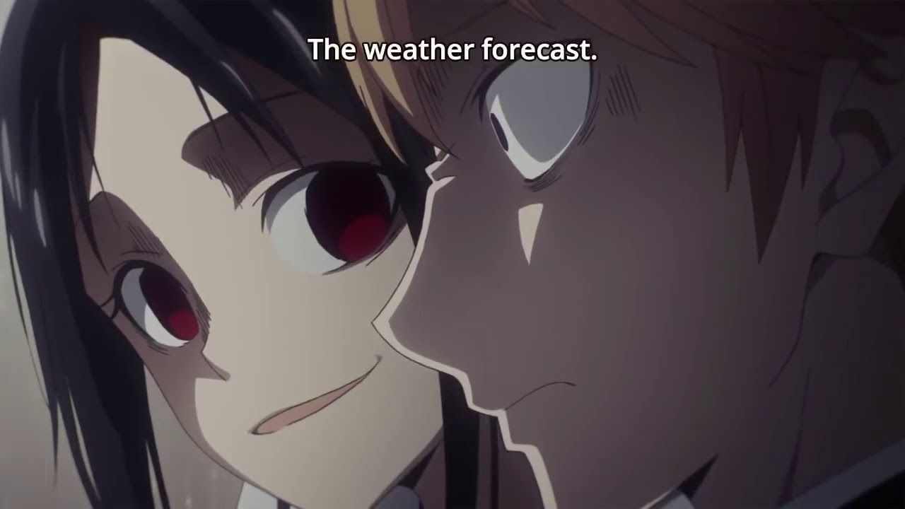Shinomiya and Shirogane shares an umbrella uWu  (Kaguya-sama Love is War)