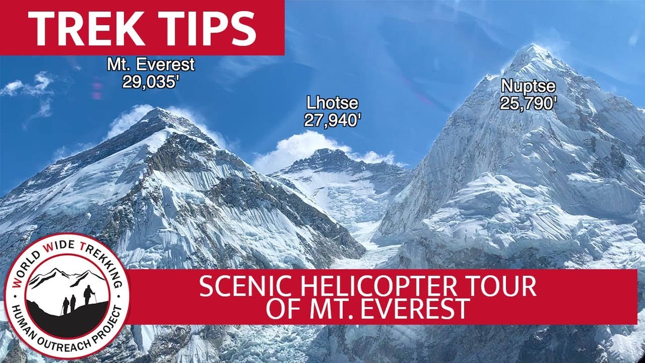 Helicopter Tour of Mt. Everest - Stunning Views of Himalayas in Nepal | Trek Tips