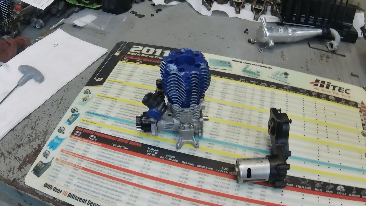 Traxxas engine install