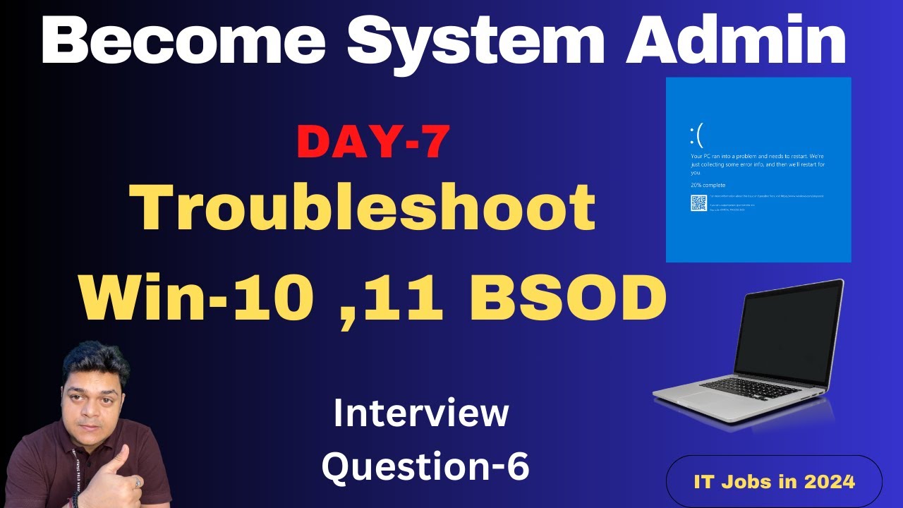How to fix  Windows 10/11 Blue Screen Error 100% Solution ! Clean boot , MRT.