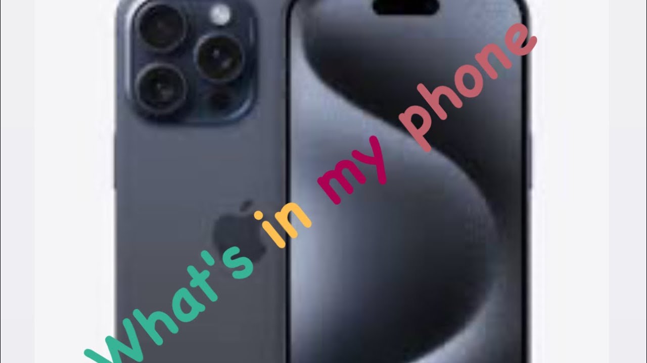 Asmr ita : What's in my phone 📱