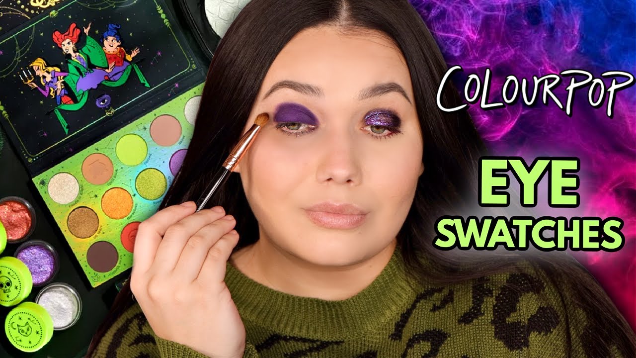 Свотчи теней для век COLOURPOP Hocus Pocus 2! Полная коллекция!