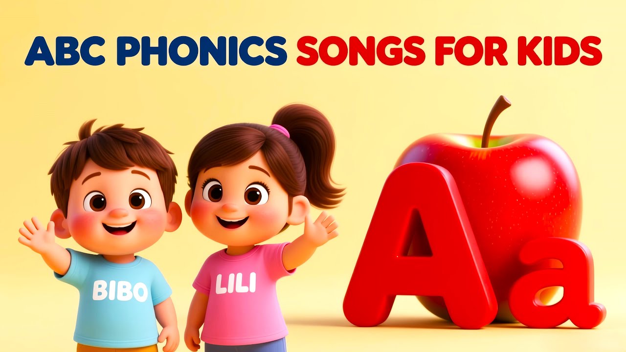 ABC Song for Kids A–Z Alphabet with Animated Characters | Kids phonics