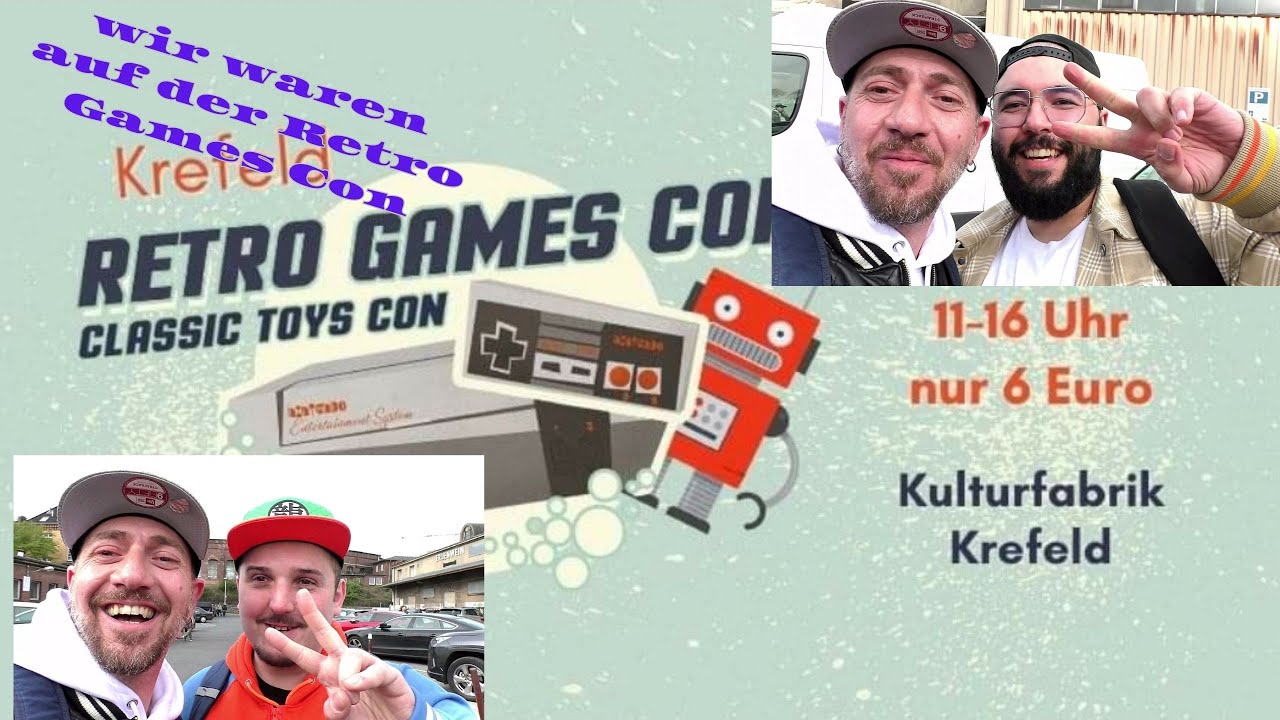 Wir Waren bei der Retro Games Con in Krefeld