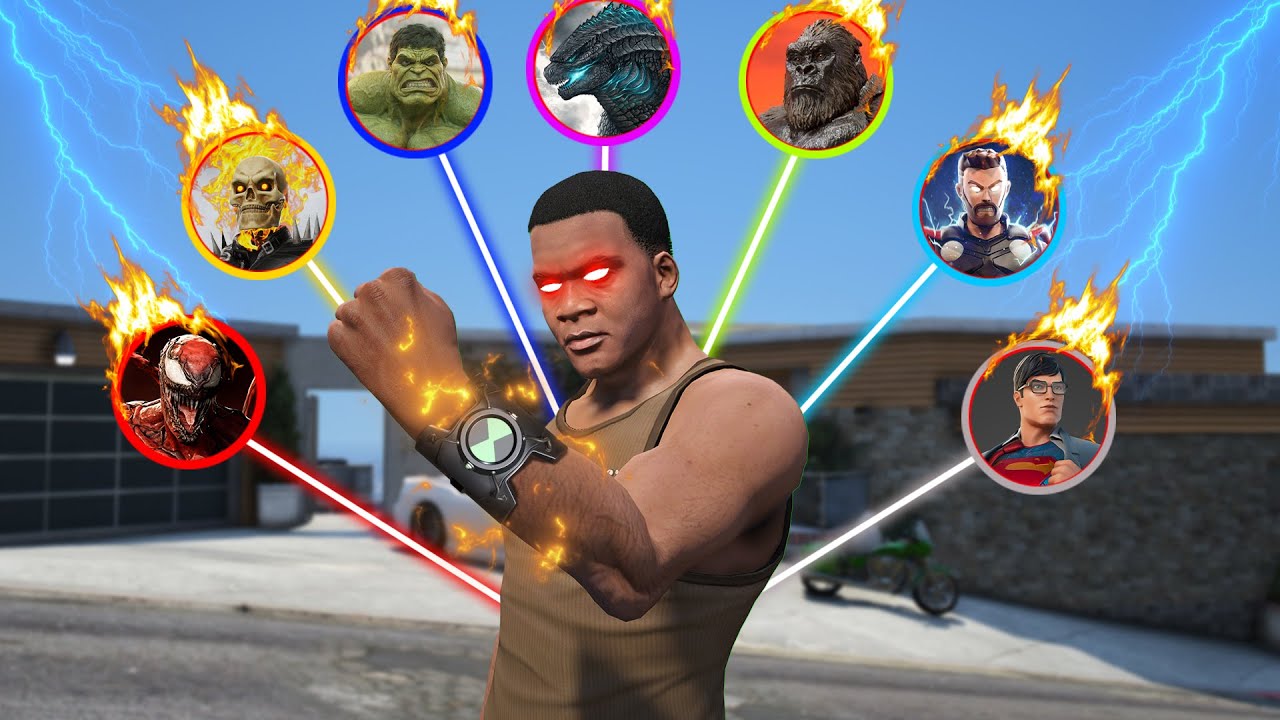 Franklin Try New Avengers Watch To join Avengers in GTA 5 !