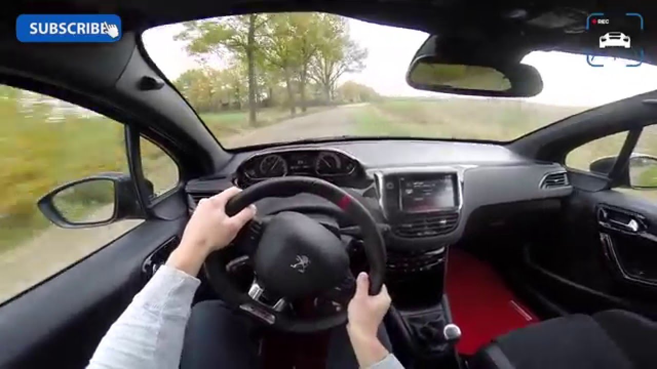 POV Peugeot Sport 208 GTi GREAT! Acceleration Sound Test Drive