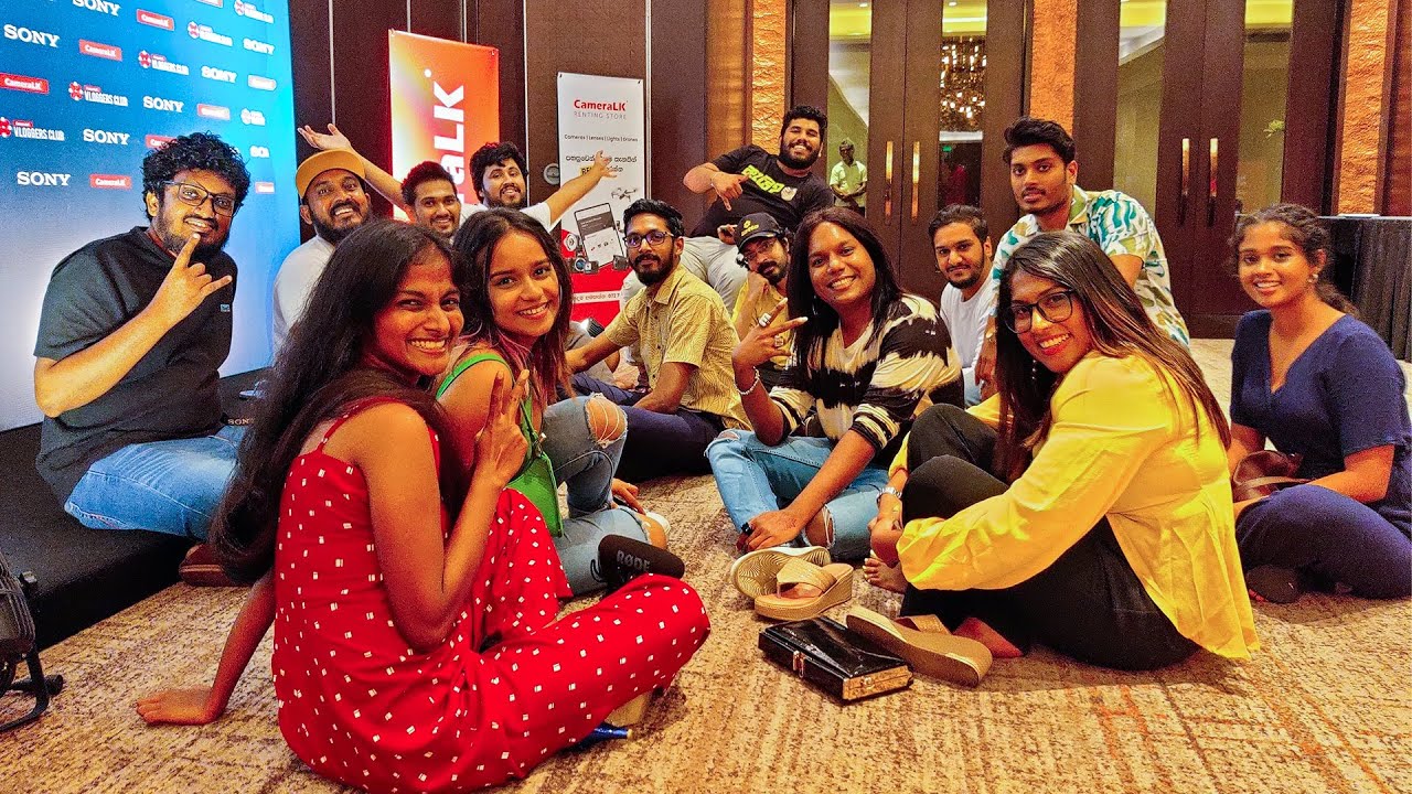 Hilton එකේ තිබ්බ Meetup එක - Sri Lanka's vloggers meetup