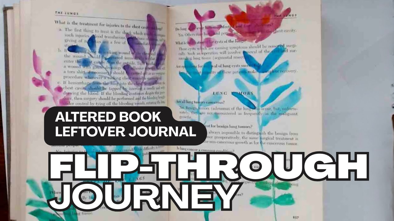 Преображение старой медицинской энциклопедии | Журнал переделки книги: перелистывание страниц/исп...