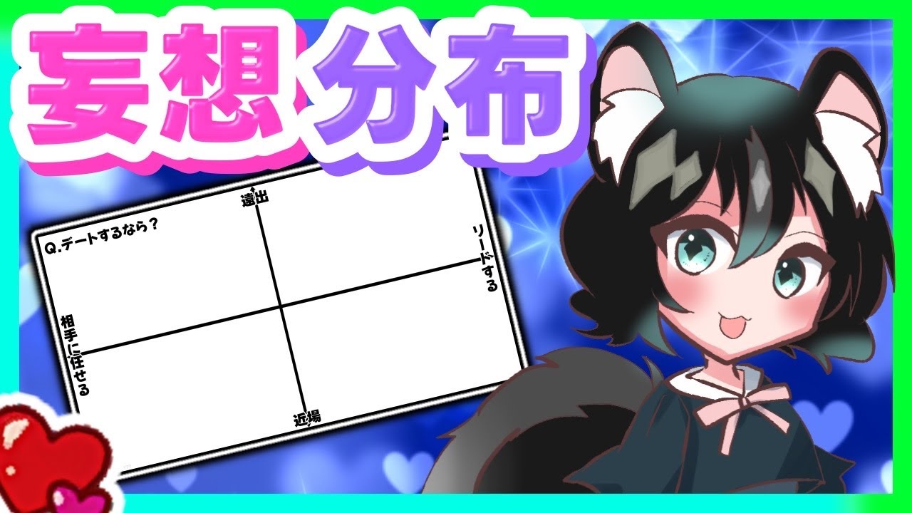 【デートグラフ】誰も傷つかないはずの妄想分布【雑談】#朝活 #雑談配信