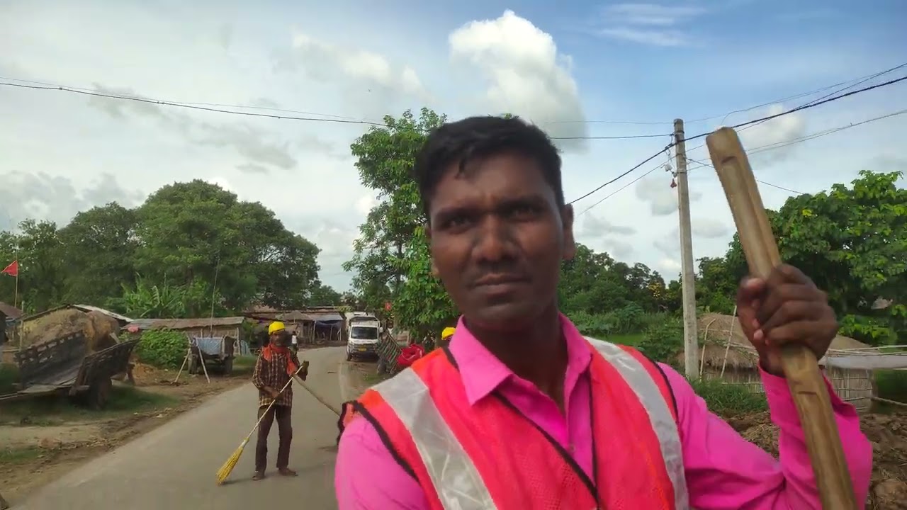 viralvideo #trending सड़क की सफाई कर दिया स्वच्छता का संदेश#viralnews