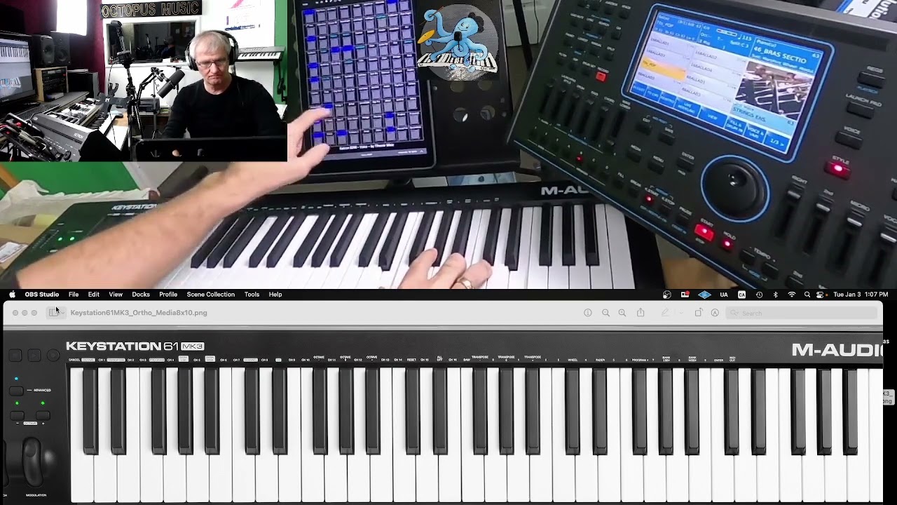 M Audio Keystation 61 MK3 MIDI Keyboard Controller