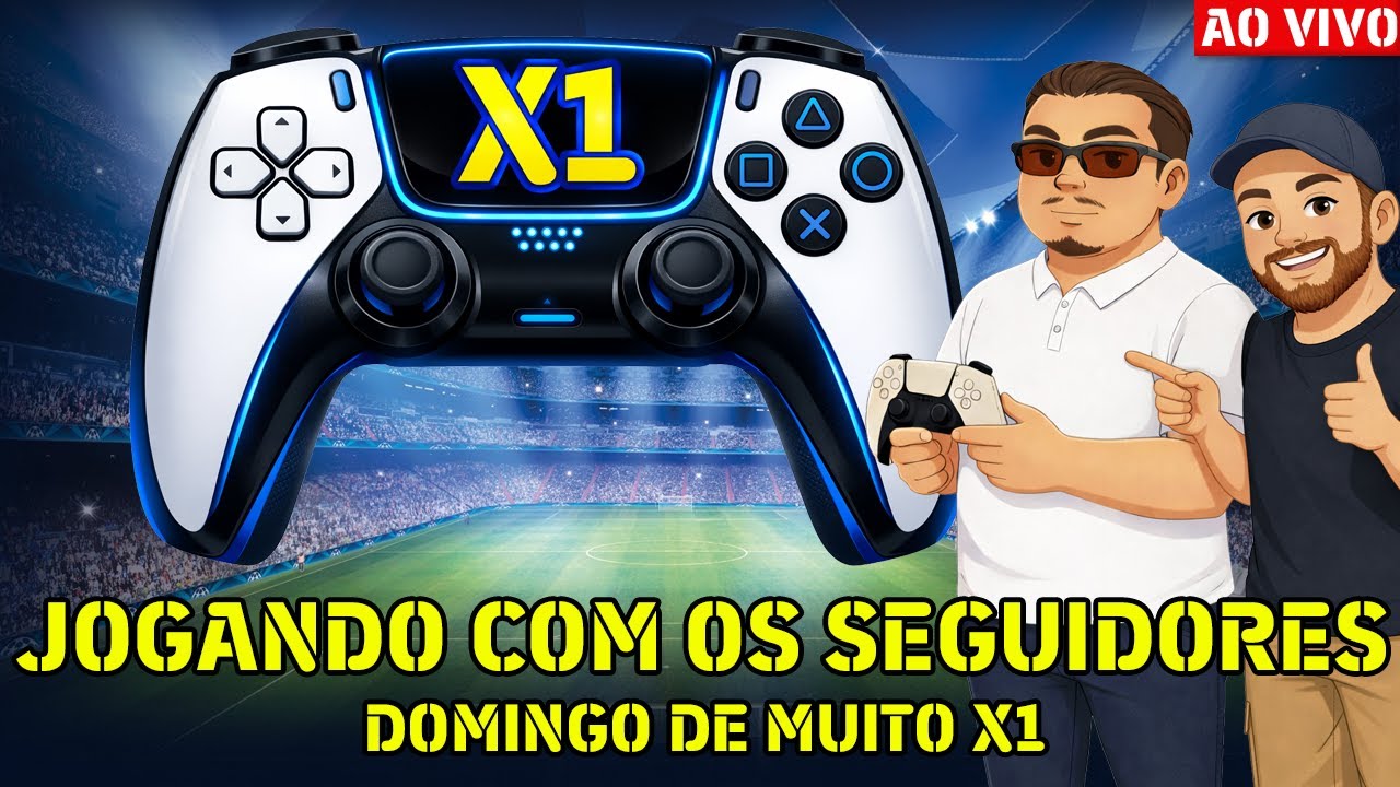🔴DOMINGÃO DE X1 | JOGANDO COM OS SEGUIDORES | EFOOTBALL