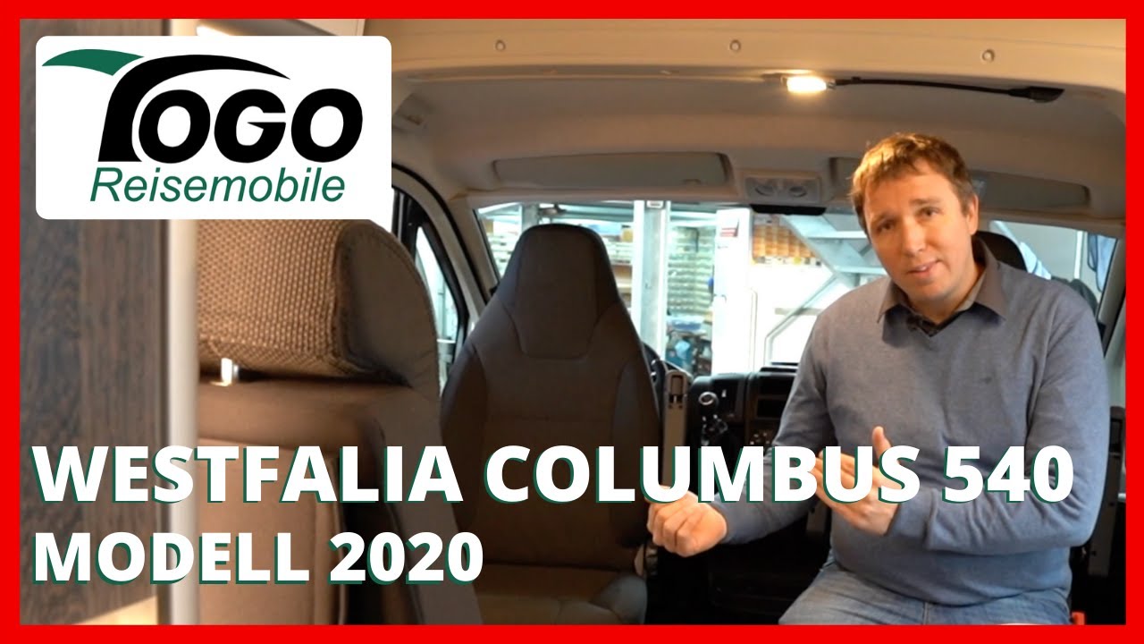 ❤️❤️ WUNDER-KASTEN ➡️WESTFALIA COLUMBUS 540 Aufstelldach Hubdach Wohnmobil / 2020 | TOGO REISEMOBILE