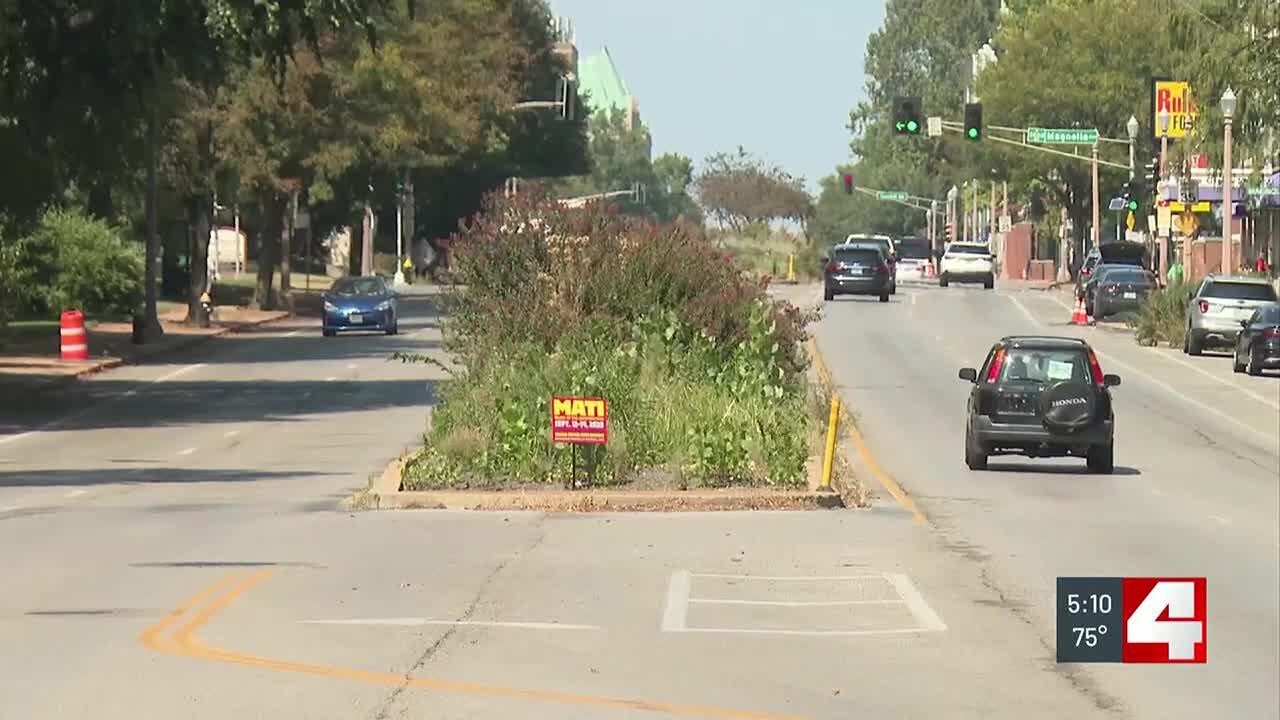 Neighborhood organizations considering alternatives for planters along South Grand due to expensi...
