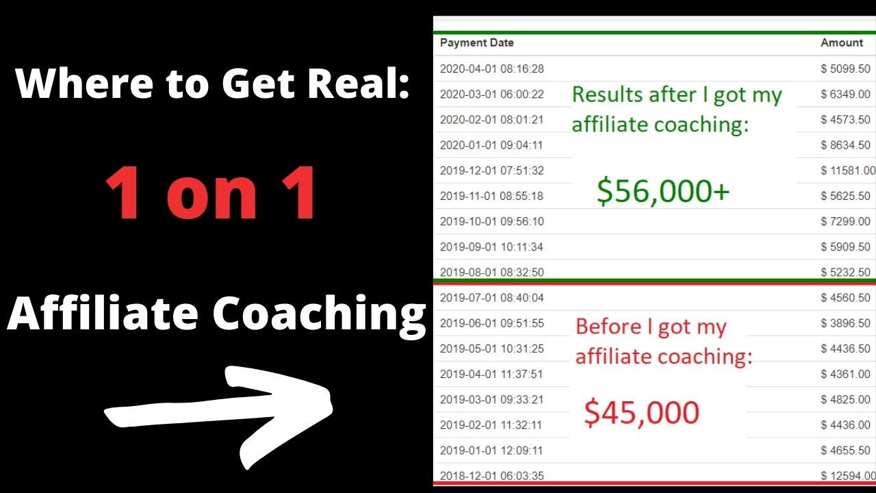1 on 1 Affiliate Marketing Coaching That Works. See Proof.