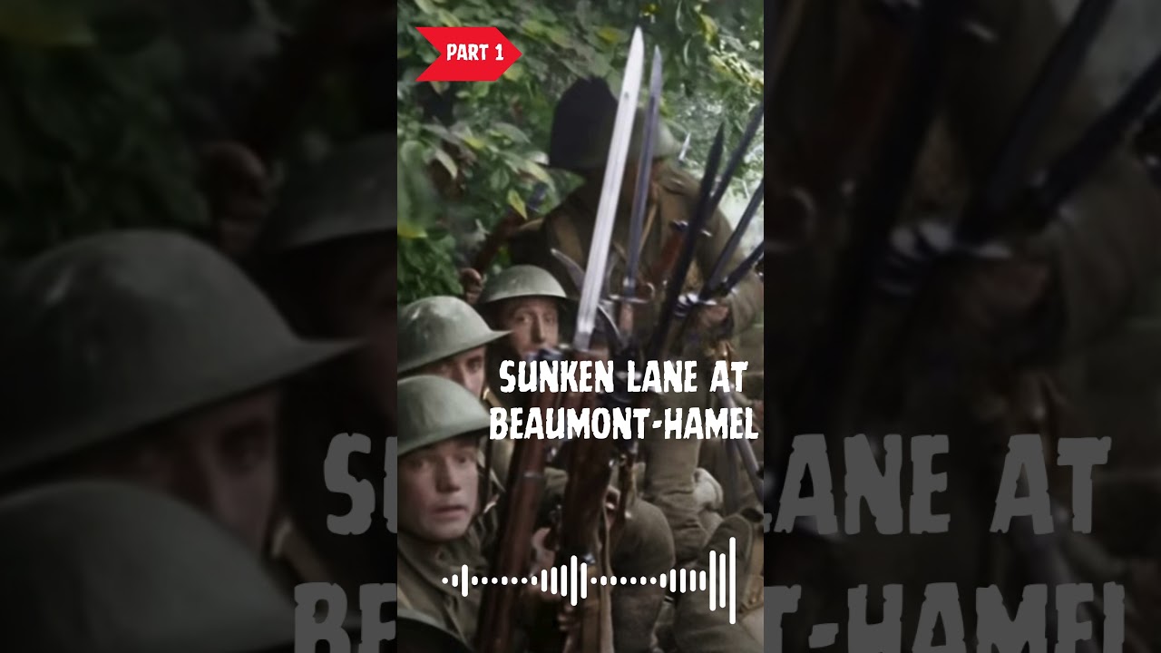 Sunken Lane at Beaumont-Hamel on the Somme: coming soon on the #podcast. Pt 2 tomorrow!