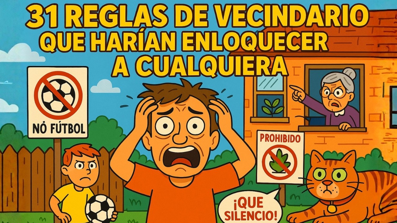 31 Reglas Absurdas de Vecindario Que Harían Enloquecer a Cualquiera
