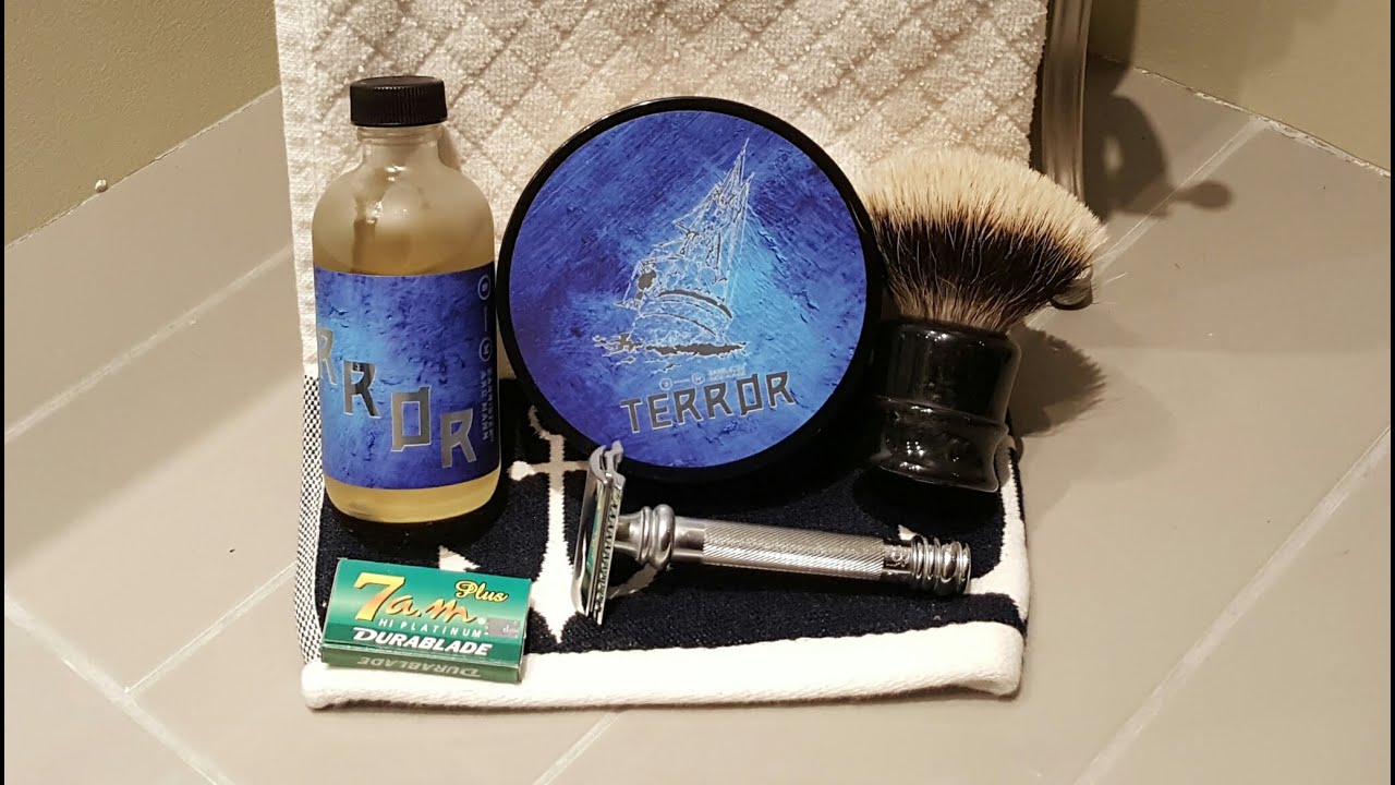 Traditional wet shaving - Terror by Barrister and Mann