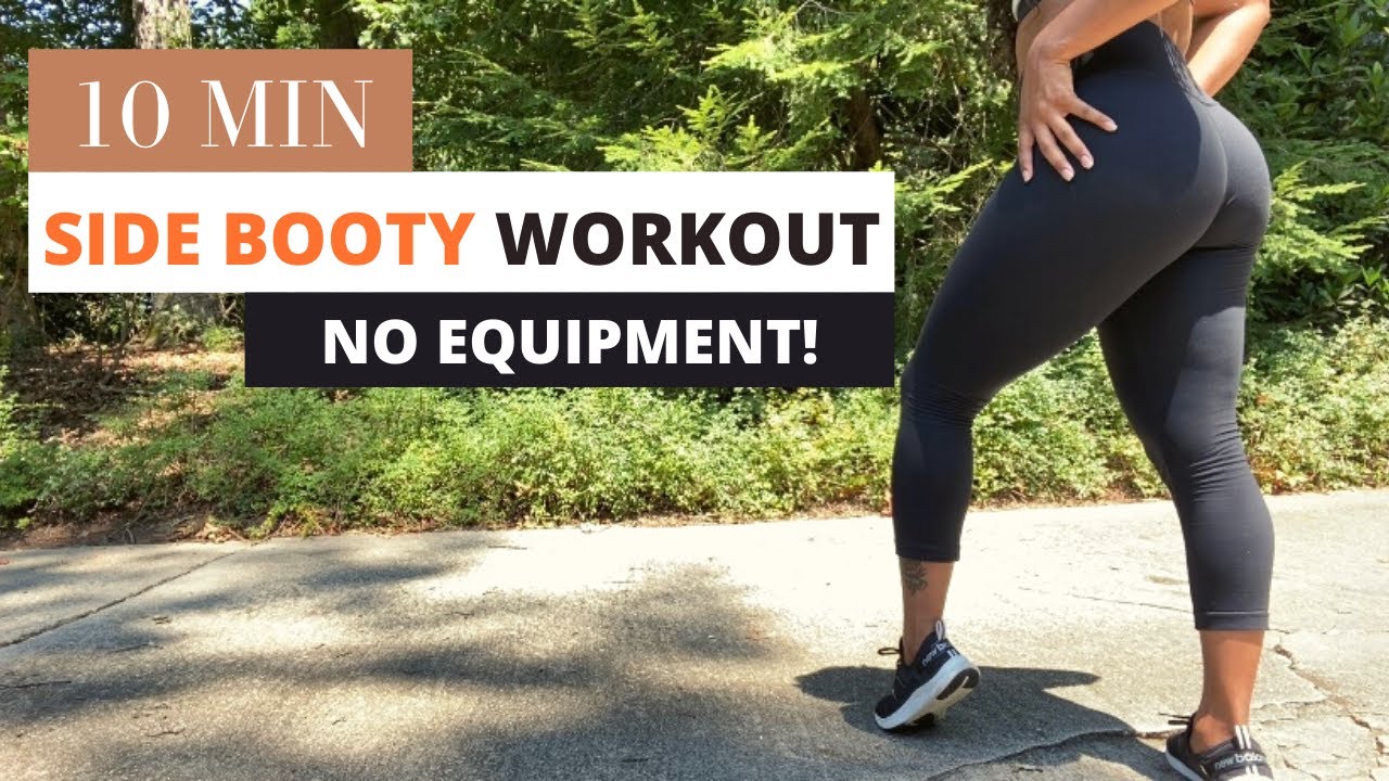 BEST EXERCISES TO GROW YOUR SIDE GLUTES (get wider looking hips) | side booty workout at home