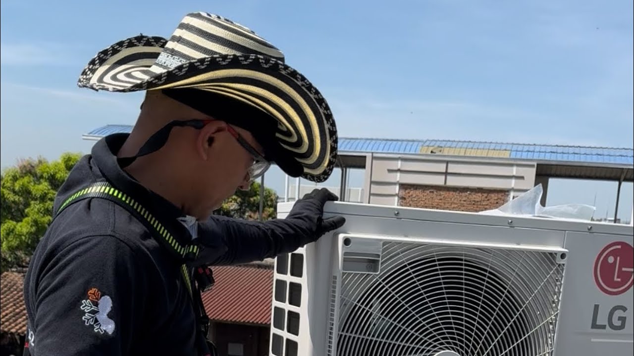 Instalación aire acondicionado cassette 5TR