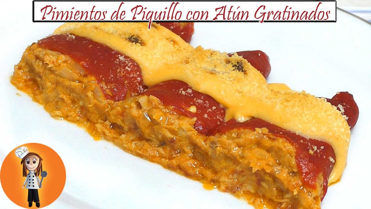 Pimientos de Piquillo con Atún Gratinados | Receta de Cocina en Familia