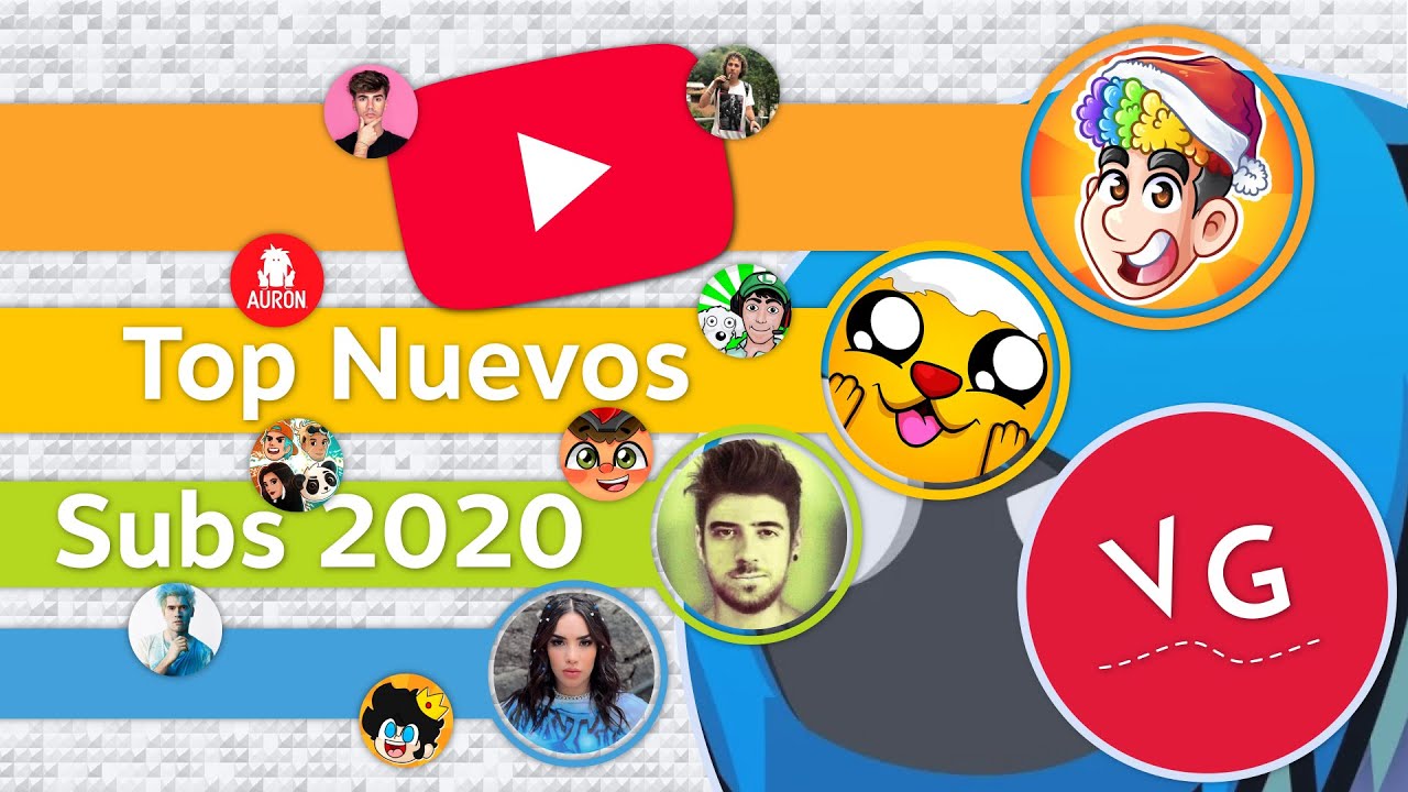Los 100 Youtubers en Español con Mas Nuevos Suscriptores en 2020