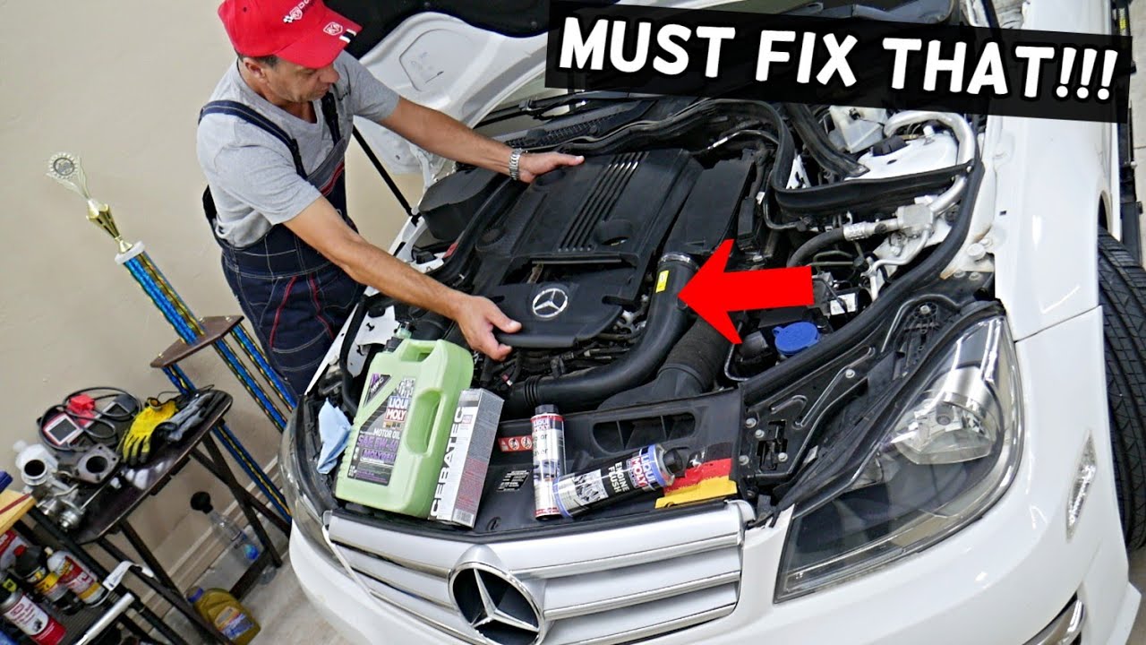 ПОЧЕМУ ШУМ ДВИГАТЕЛЯ ПРИ ХОЛОДНОМ ЗАПУСКЕ MERCEDES W203 W204 W205 C180 C200 C220 C230 C250 C280 C300