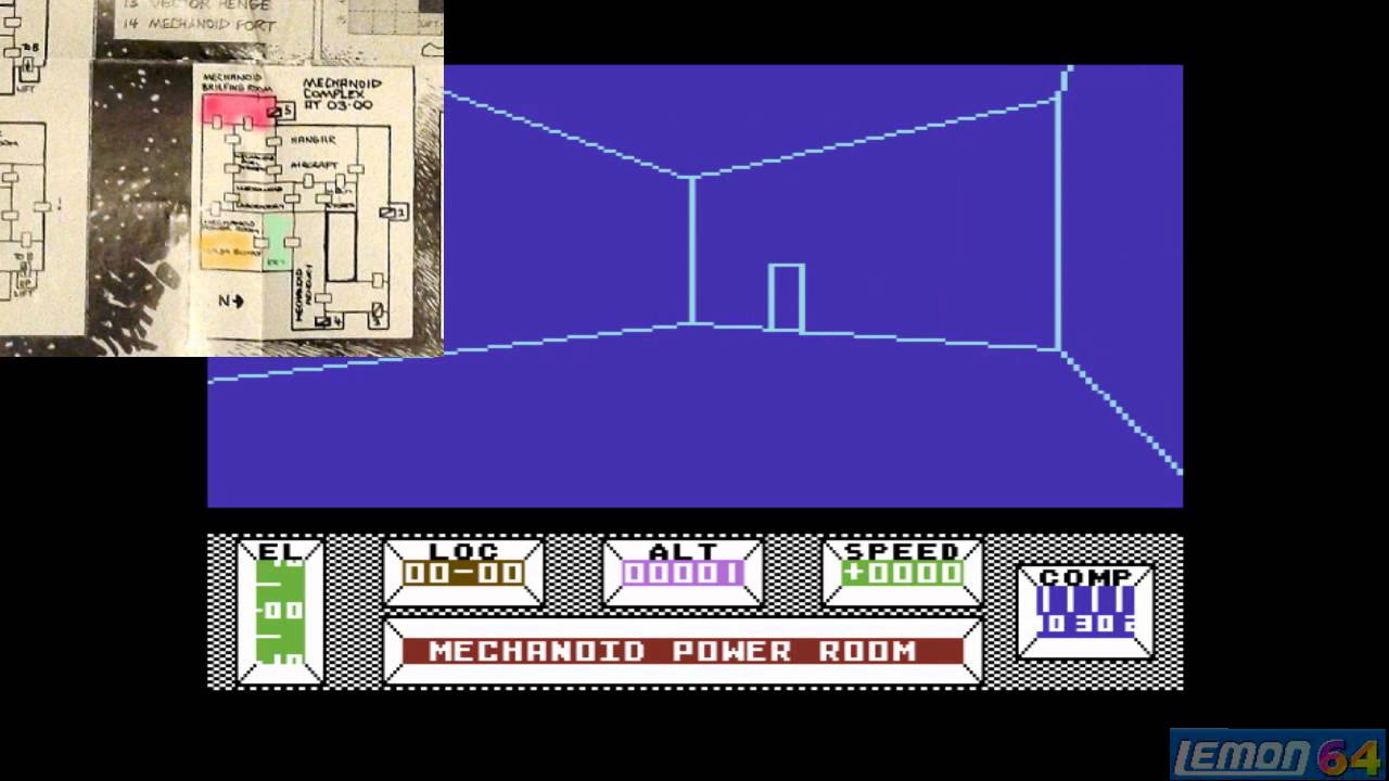 Mercenary: Escape from Targ (C64) - A Playguide Review by Lemon64.com